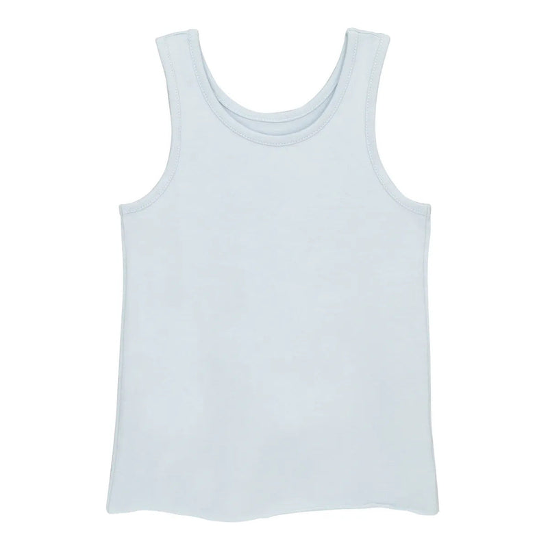 Little Hedonist unisex organic cotton tanktop in light blue