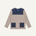 finkid MATRUUSI Maritimes Longsleeve mit aufgesetzen Taschen-Longsleeves 80/90