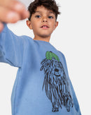 Kinder Sweatshirt aus Bio-Baumwolle „Yeah!“  92 & 98