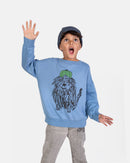 Kinder Sweatshirt aus Bio-Baumwolle „Yeah!“  92 & 98