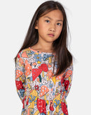 VESTIDO FLYING MUSHROOMS 92 & 98