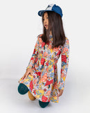 VESTIDO FLYING MUSHROOMS 92 & 98