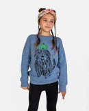 Kinder Sweatshirt aus Bio-Baumwolle „Yeah!“  92 & 98