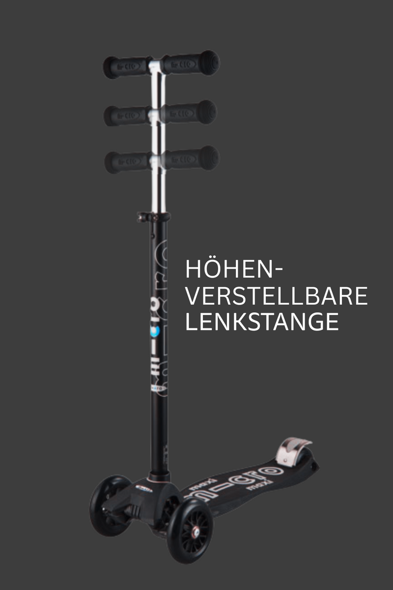 maxi micro deluxe Roller Kinder Scooter 5-12 Jahre OHNE Extra LEUCHTEN