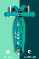 Maxi Micro Deluxe Glow LED Kickboard Kinder 5–10 Jahre – leuchtend, höhenverstellbar, LED-Rollen – neu, Vorjahreskollektion