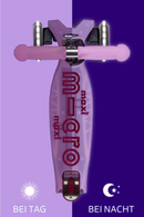 Maxi Micro Deluxe Glow LED Kickboard Kinder 5–10 Jahre – leuchtend, höhenverstellbar, LED-Rollen – neu, Vorjahreskollektion