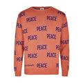 Grown-ups unisex peace knit sweatshirt