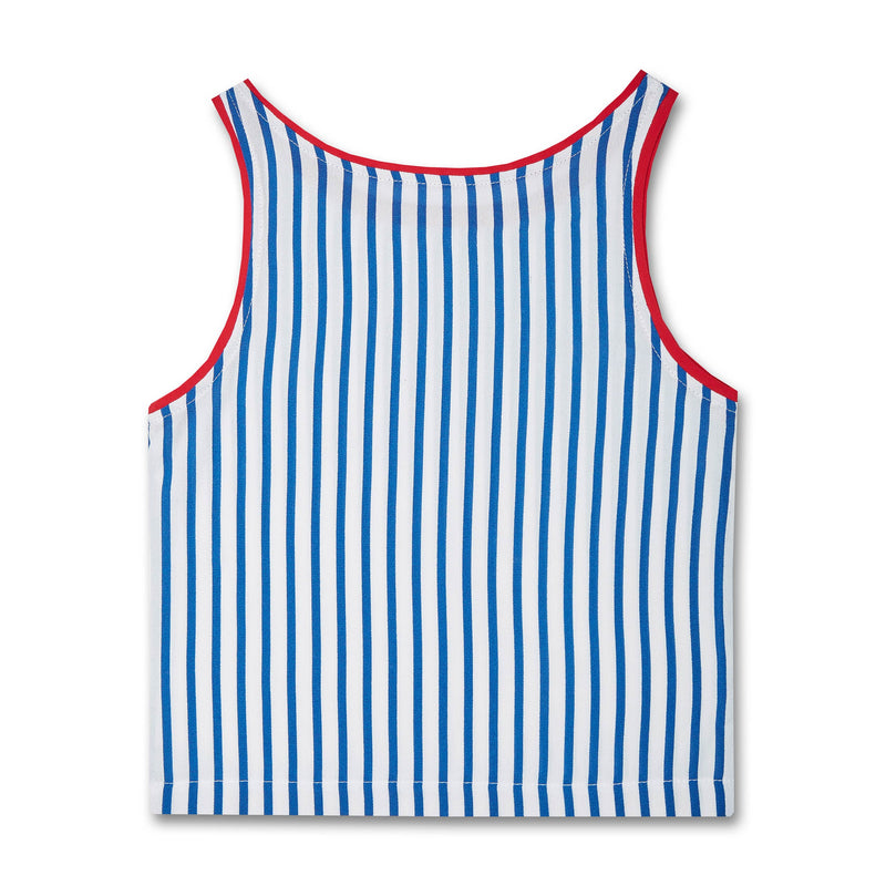 Kids woven striped top