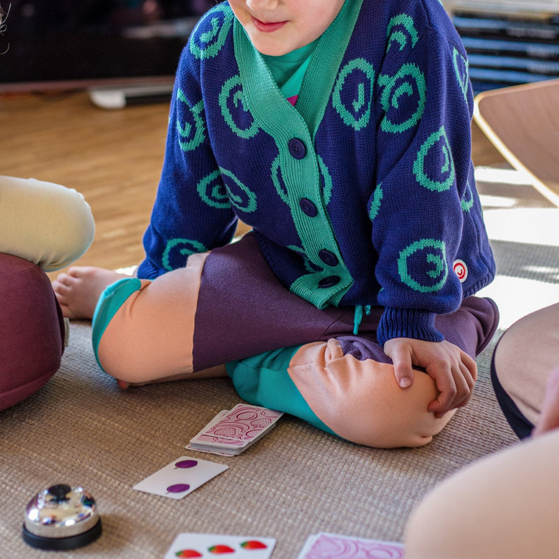 Manitober *Refurbished* Kids thick smiley cardigan