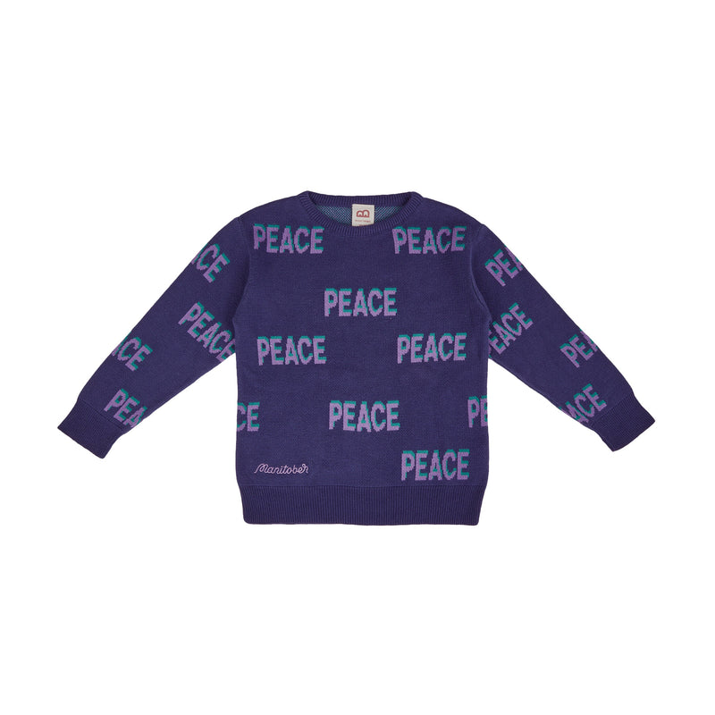 Kids Peace knit sweatshirt