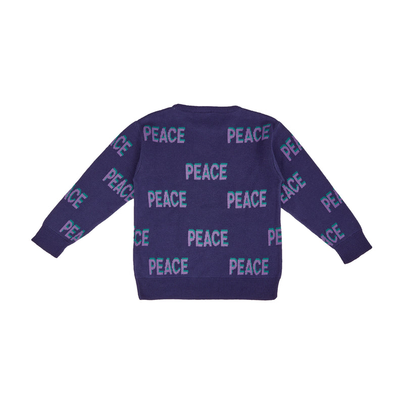 Kids Peace knit sweatshirt