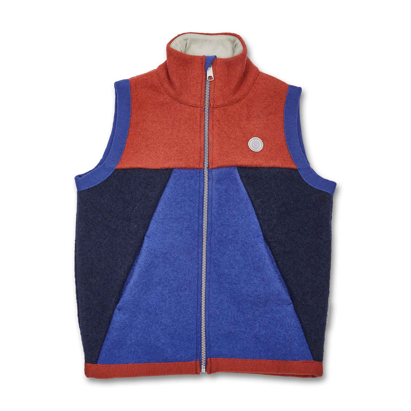 Kids boiled wool vest