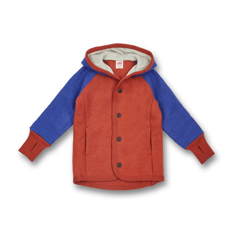 Kids boiled wool jacket