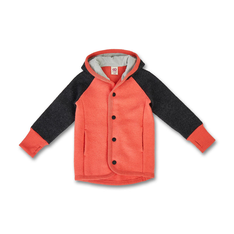 Kids boiled wool jacket