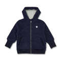 Kids boiled wool zip jacket