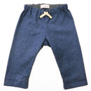kronjuwel Babyhose 74 blau 100% Baumwolle Flanell Upcycling