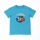 Paua Kids | Unisex Kurzarm-Shirt mit Hörbuch | Baumwolle | Aqua
