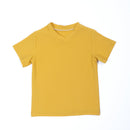 Paua Kids | Unisex Kurzarm-Shirt "Basic" | Baumwolle | Gelb