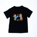 Paua Kids | Unisex Kurzarm-Shirt "Verkleiden" | Micromodal | Schwarz