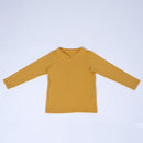 Paua Kids | Unisex Langarm-Shirt Gelb | Bio-Baumwolle