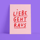 Suesswarenladenfrau Postkarte DIN A6