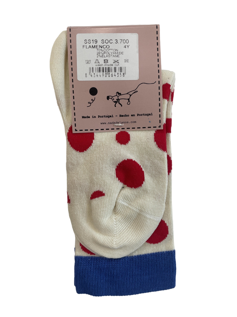 Nadadelazos Pünktchen Socken weiß 104 | 4yrs