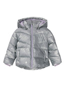 name it | Pufferjacke | Silber