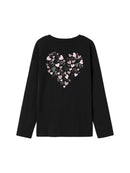 name it | T-Shirt Langarm | Schwarz