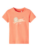 name it | T-Shirt Kurzarm | Coral