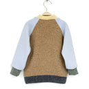kronjuwel Kaschmirpullover 86/92 hellbraun hellblau Upcycling