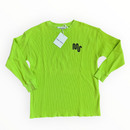 NEU Organic Langarm Waffle Shirt Lime (158/164)