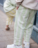 Nuaa B-WARE Loose Pants Matcha Striped