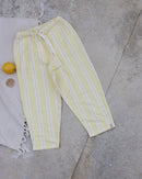 Nuaa B-WARE Loose Pants Lemon Striped