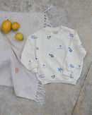 Nuaa B-WARE Coral Oversized Sweater Blue/Sand