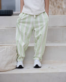 Nuaa B-WARE Loose Pants Matcha Striped
