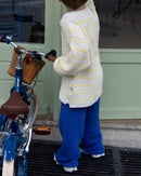 Nuaa B-WARE Strick Hose Ocean Blue