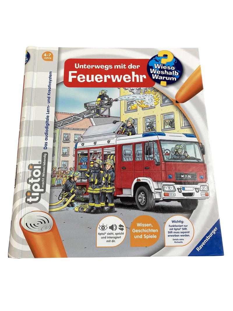 Ravensburger Tiptoi Unterwegs mit der Feuerwehr