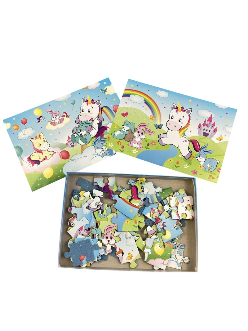 Ravensburger Puzzle Einhorn Hasen