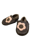 Schluppie Leder Krabbelschuhe Blume 13 Schuhgröße