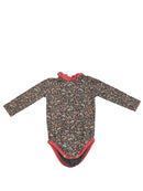 People Wear Organic Langarmbody Blumen 74 | 09m