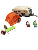Playmobil Wohnmobil und diverses Mobiliar