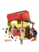 Schleich Bauernhaus mit Figuren und Tieren