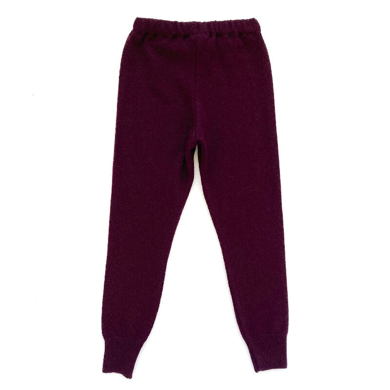 kronjuwel Wollhose / Leggings Größe 104/110 weinrot Upcycling
