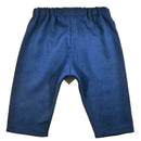 kronjuwel Babyhose 62/68 royalblau 100% Baumwolle Upcycling