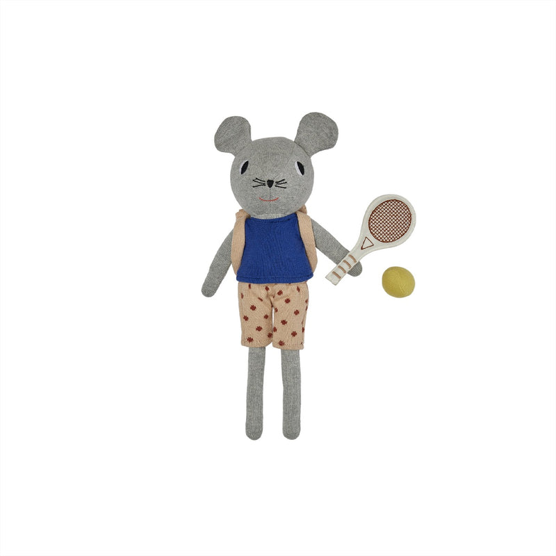 OYOY Nuni Mouse Tennis Doll Puppe Maus Tennis