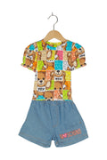 Moschino Set T-Shirt Shorts Bär