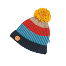 POMPULA Bunt gestreifter Grobstrick Beanie neu 50 cm