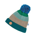 POMPULA Bunt gestreifter Grobstrick Beanie neu 48 cm