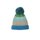 POMPULA Bunt gestreifter Grobstrick Beanie neu 50 cm