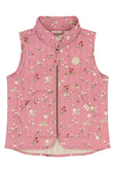 petit piao | Weste | Dusty Rose Strawberry AOP